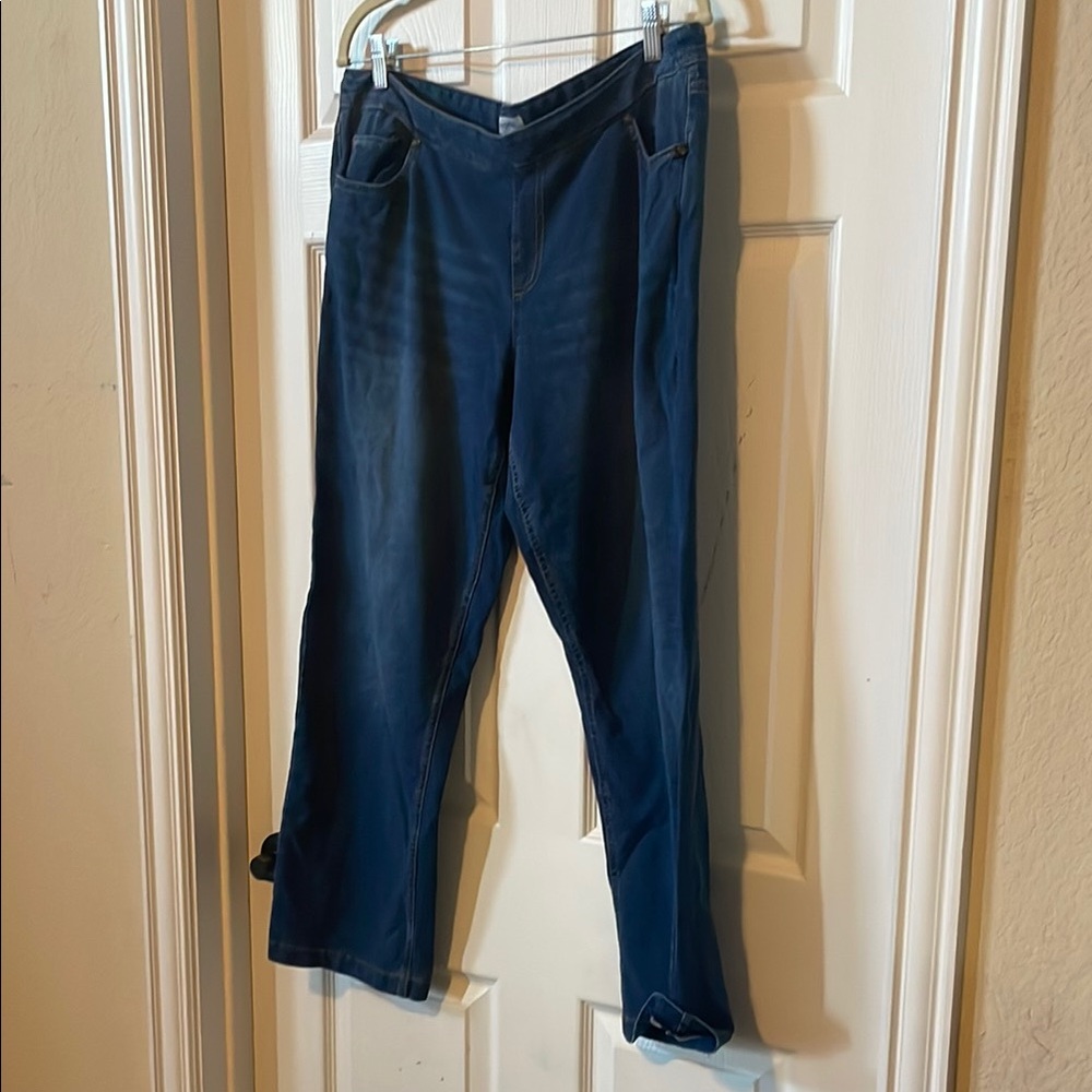 Women's Straight Leg Pants - Blue